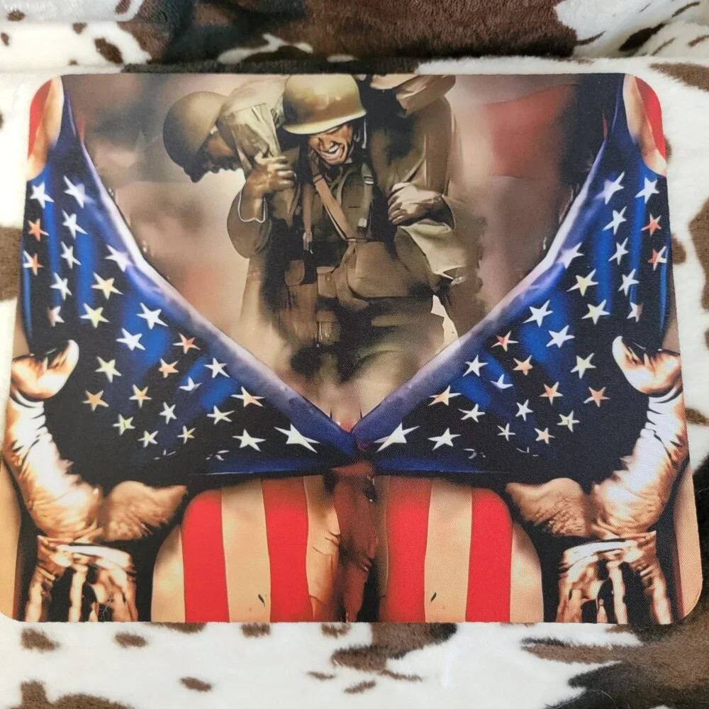 Army Soldier Computer Mouse Pad